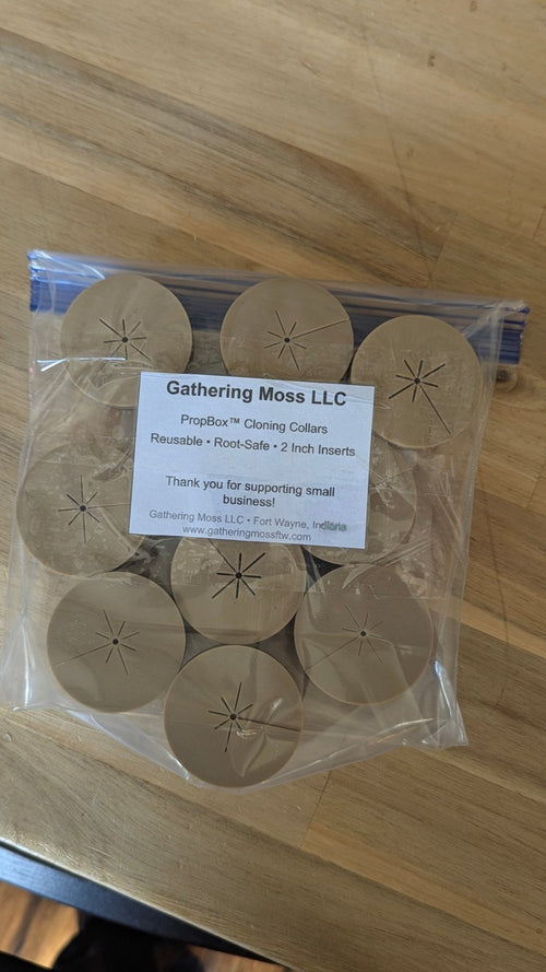 Cloning Collars – Reusable TPU Root - Safe Inserts for Propagation Machines - Gathering Moss