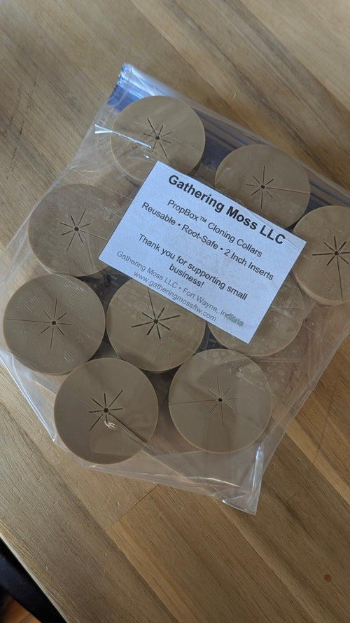 Cloning Collars – Reusable TPU Root - Safe Inserts for Propagation Machines - Gathering Moss
