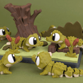 Crocodile fidget toy