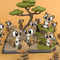 Fidget Animals - Gathering Moss