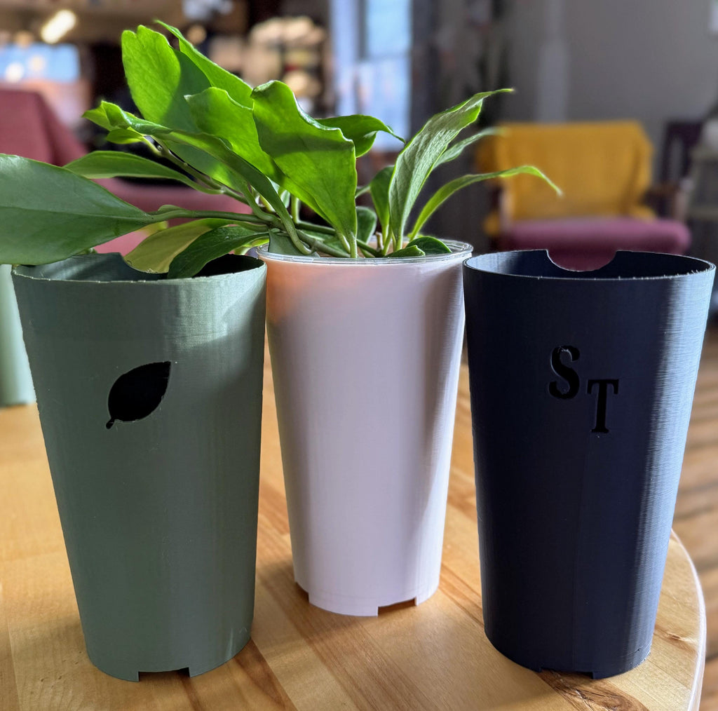 The Lora - Cover pot for clear cups
