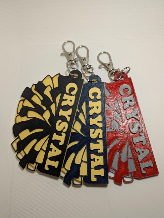 Personalized Cheerleader Bag Tag – Custom Name Tag for Cheer Bag, Backpack or Gym Bag – Cheer Gift for Team or Squad - Gathering Moss