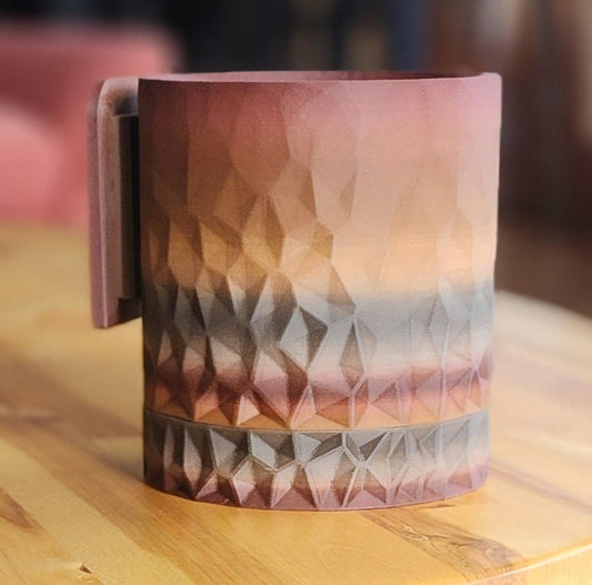 The Voronoi 4" Hanging Planter - Gathering Moss